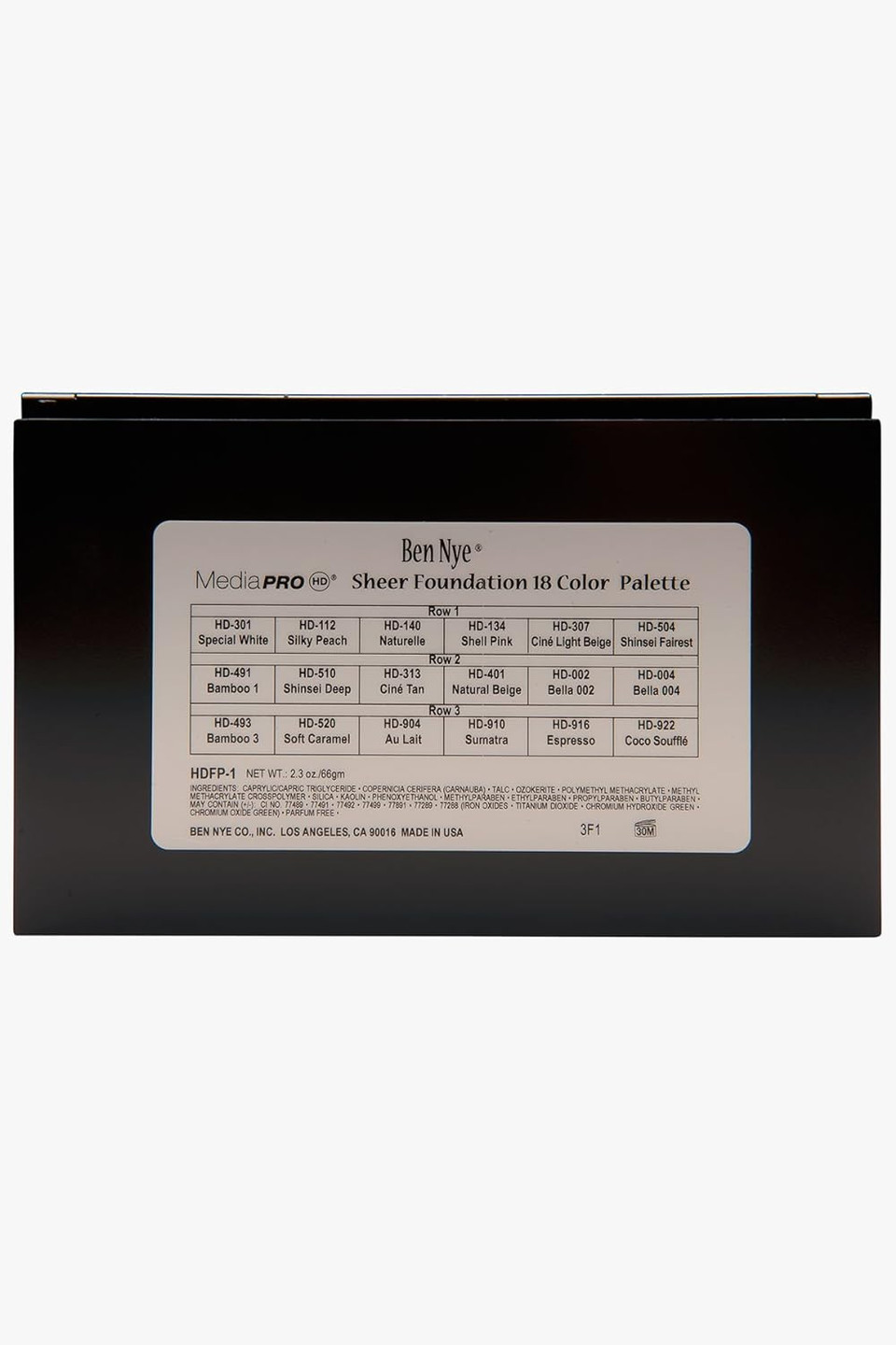 Ben Nye - Sheer Foundation Palette - Hdfp-1