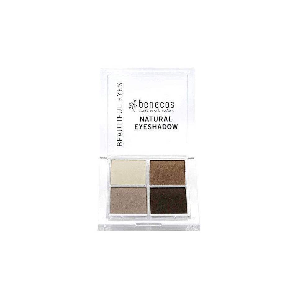 Benecos Quattro Eyeshadow Coffee And Cream, 0.17 Oz