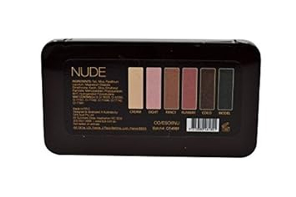 Bys On-The-Go Eyeshadow Palette,Six Shades With Mirror And Applicator, Nude6 Shade Nude1 Count (Pack Of 1)