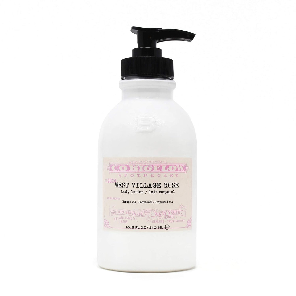 C.O. Bigelow Iconic Collection West Village Rose Body Lotion, 10.5 Fl Ozwest Village Rose