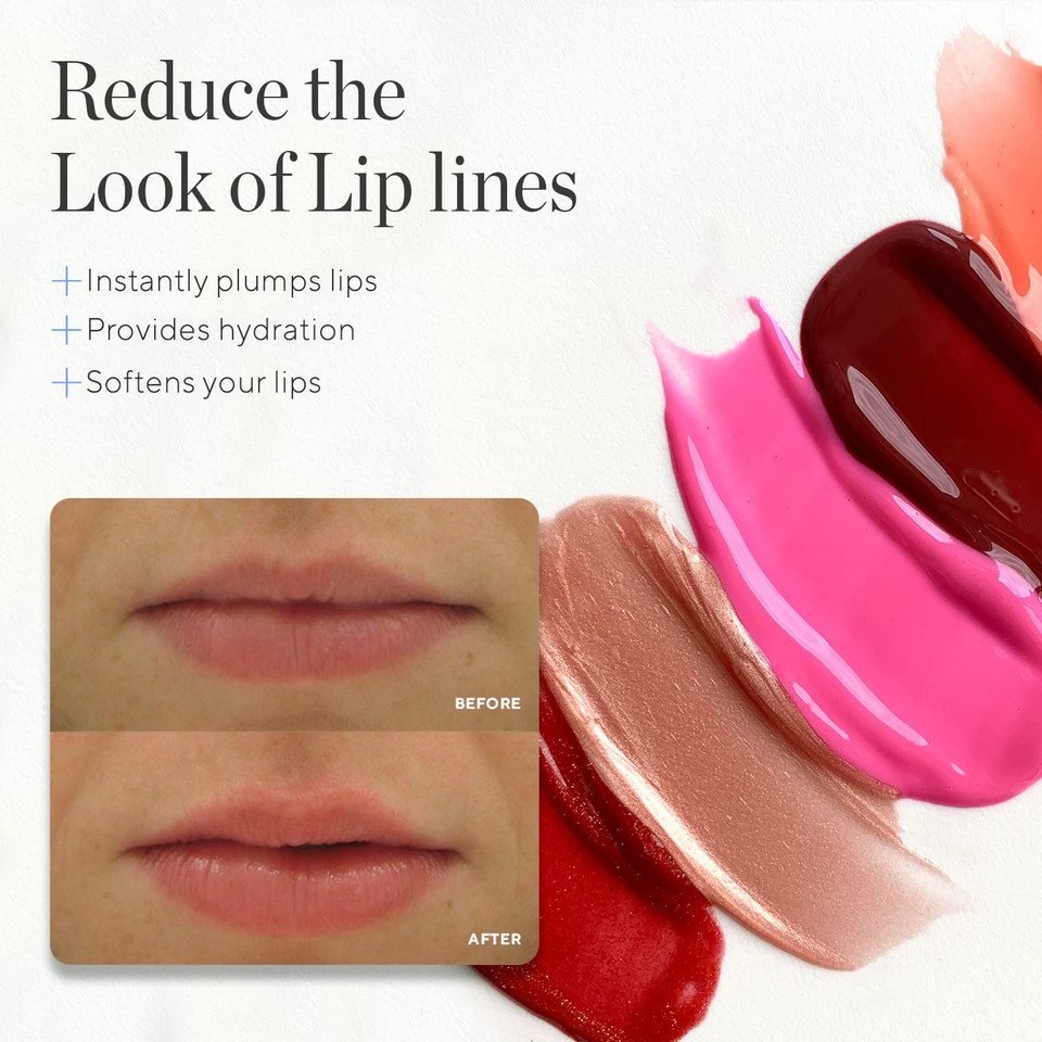 Hydropeptide Perfecting Gloss Lip Enhancing Treatment, Long-Lasting Volume And Hydration, (Beach Blush), 0.17 Ouncebeach Blush
