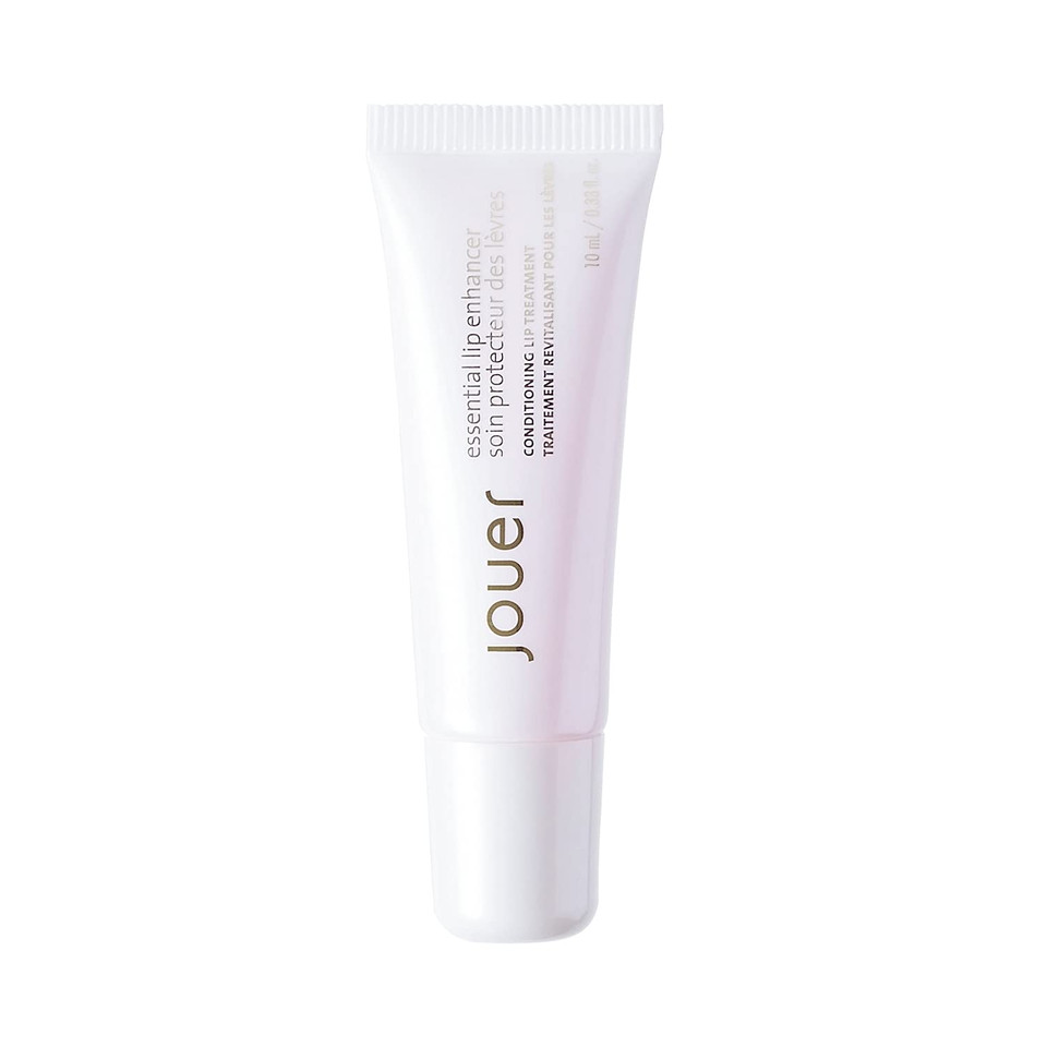 Jouer Essential Lip Enhancer Plumping Lip Gloss And Essential Travel Complexion Brush Bundle