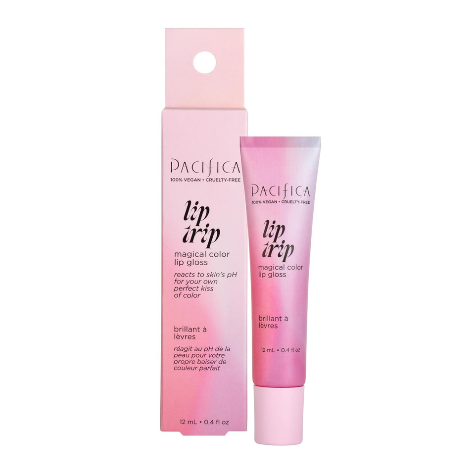 Pacifica Beauty, Lip Trip Magical Color Ph Lip Gloss, Changes Based On Skin'S Natural Ph, Your Perfect Shade, Jelly Lip Balm, Fragrance-Free, Vegan, Cruelty-Free