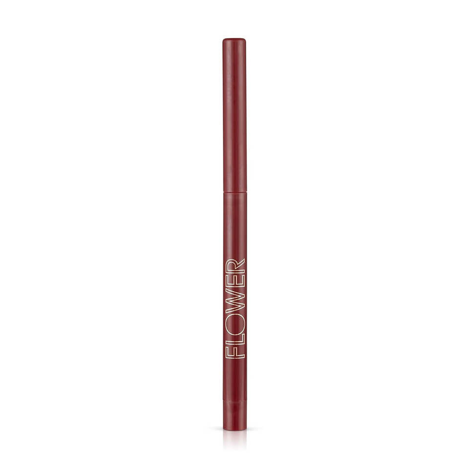 Flower Beauty Petal Pout Lip Liner - Smooth & Creamy Lip Liner With Pigment Rich Color, Prevents Feathering Of Lip Color, Comes With Built-In Sharpener (Plum)Ll7 Plum1 Count (Pack Of 1)