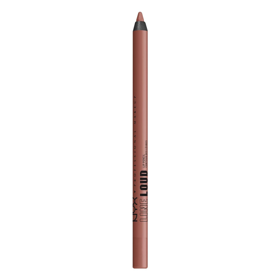 Nyx Professional Makeup Line Loud Lip Liner, Longwear And Pigmented Lip Pencil With Jojoba Oil & Vitamin E - Ambition Statement (Warm Peach Brown)06 Ambition Statement