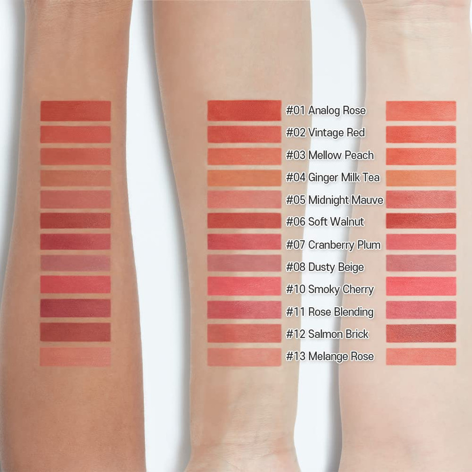 Etude Fixing Tint #04 Ginger Milk Tea | Long Lasting High Pigmented Liquid Lipstick |Waterproof Lightweight Matte Finish Lip Stain| Full Coverage