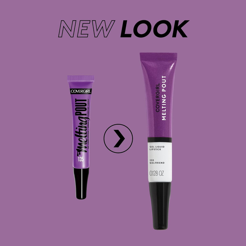 Covergirl Melting Pout Liquid Lipstick, Gelebrity, 0.24 Ouncegelebrity