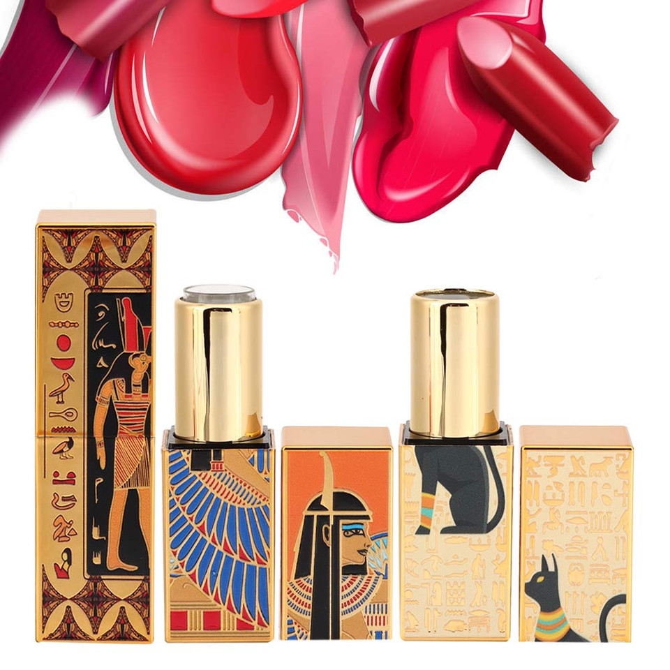 Empty Lipstick Tube, Personality Magnetic Button Diy Lip Balm Tube, Lipstick Container(#01+#03#05)