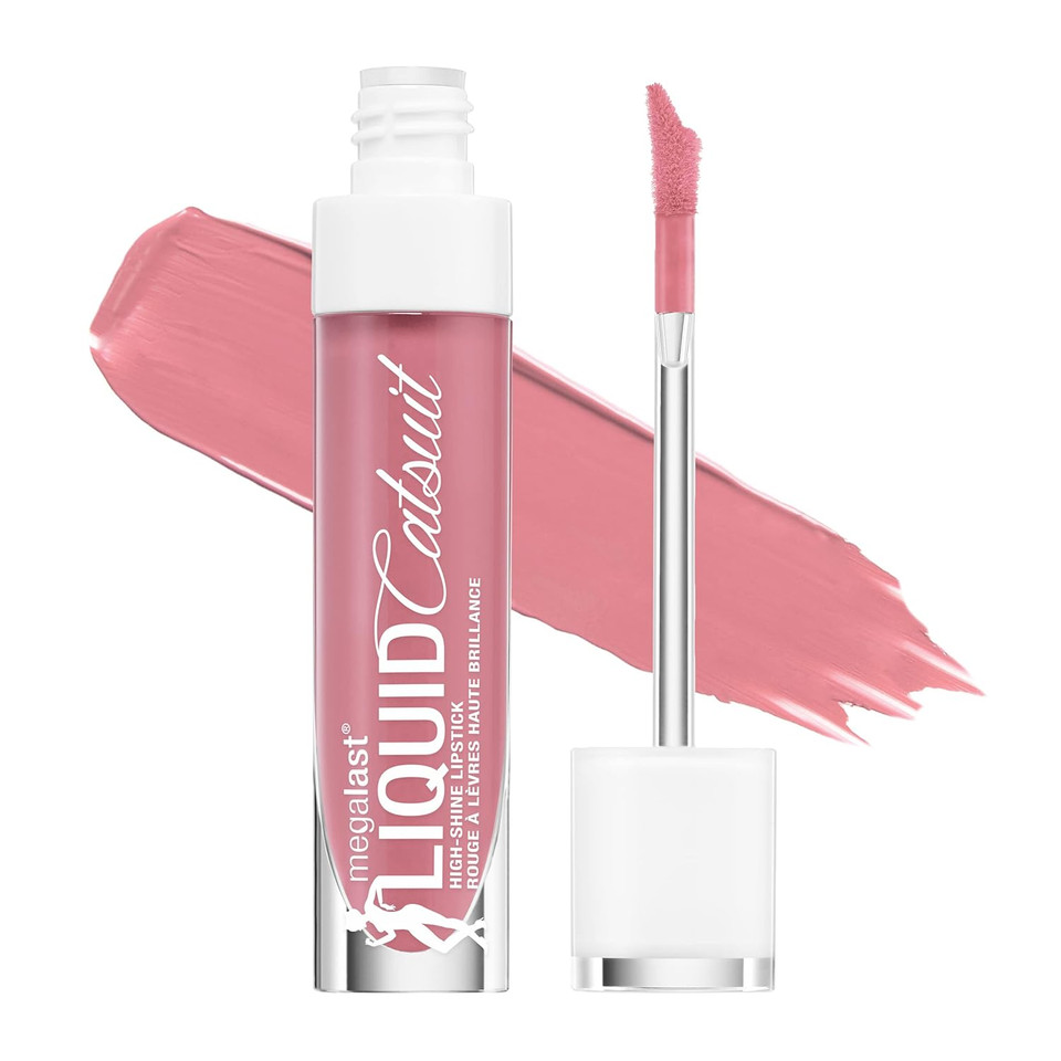Wet N Wild Megalast Catsuit High-Shine Liquid Lipstick Pink Flirt Alertflirt Alert