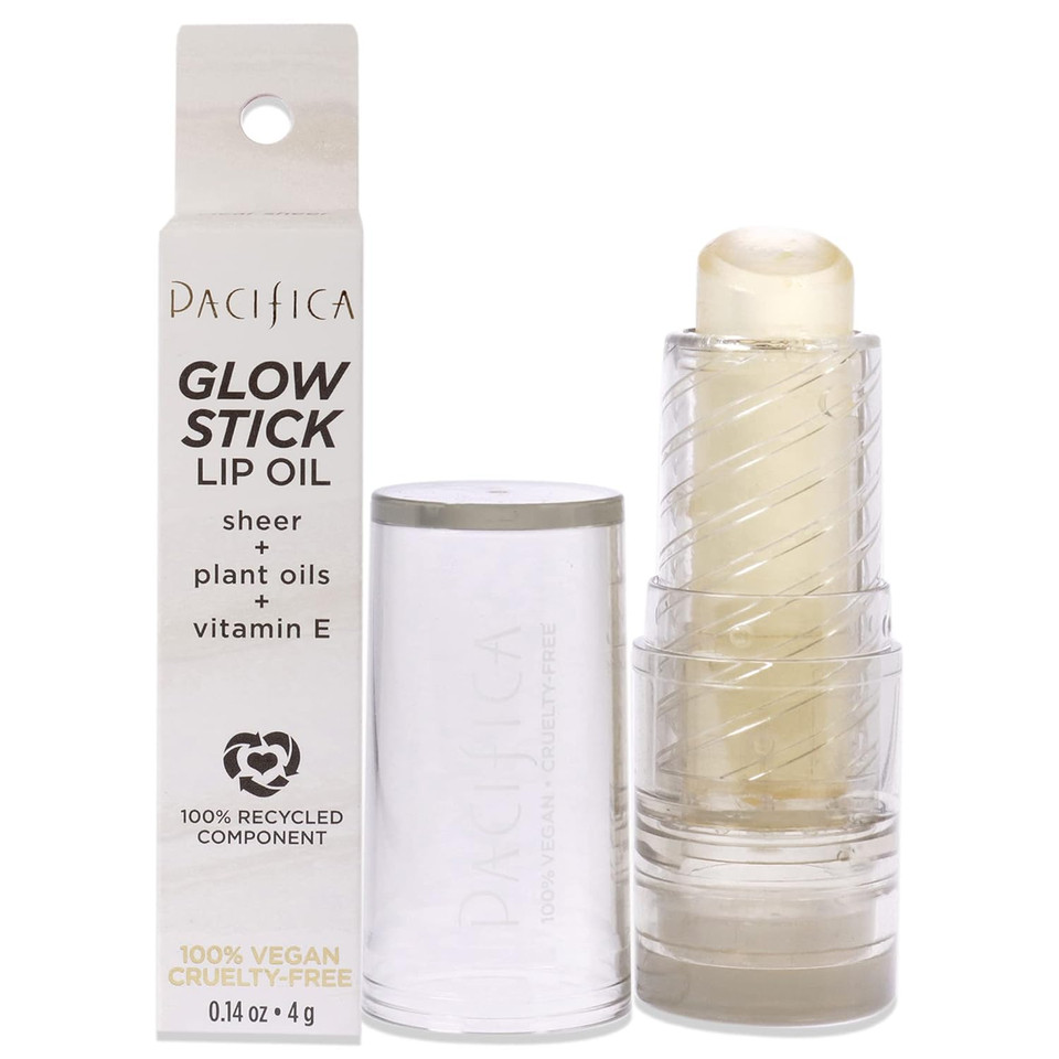 Pacifica Glow Stick Lip Oil - Clear Sheer Women 0.14 Ozclear Sheer