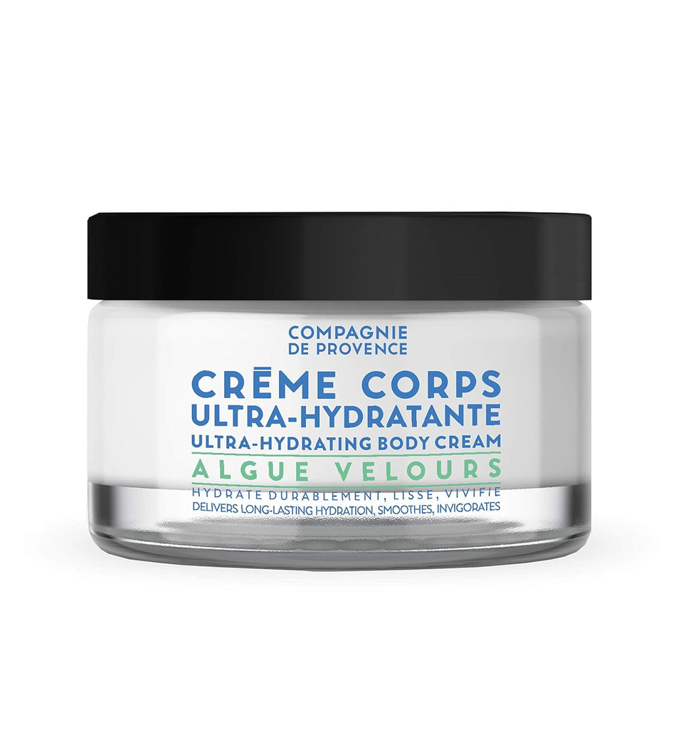 Compagnie De Provence Body Cream Extra Pure - Velvet Seaweed - 6.7 Fl Oz Glass Jar