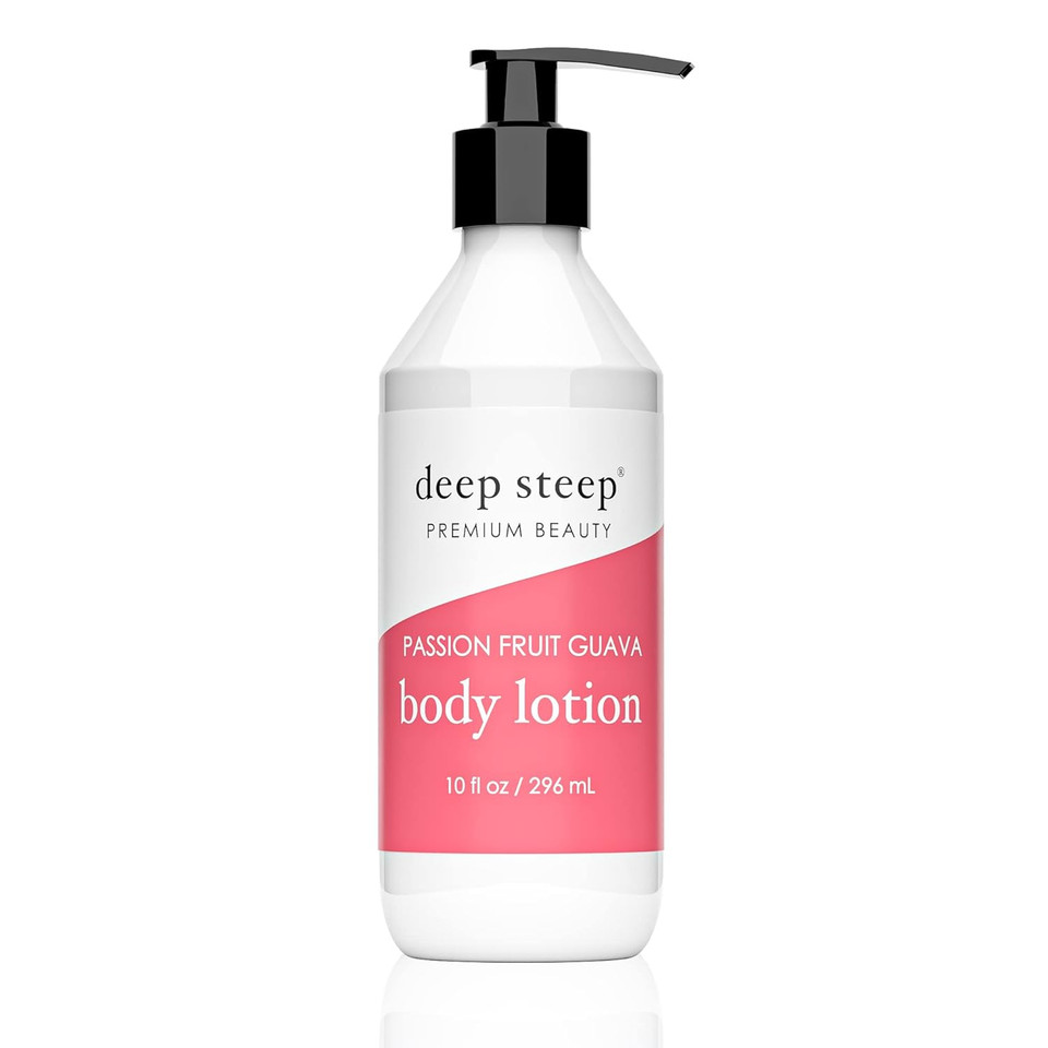 DEEP STEEP Passion Fruit Guava Body Lotion, 10 FZ