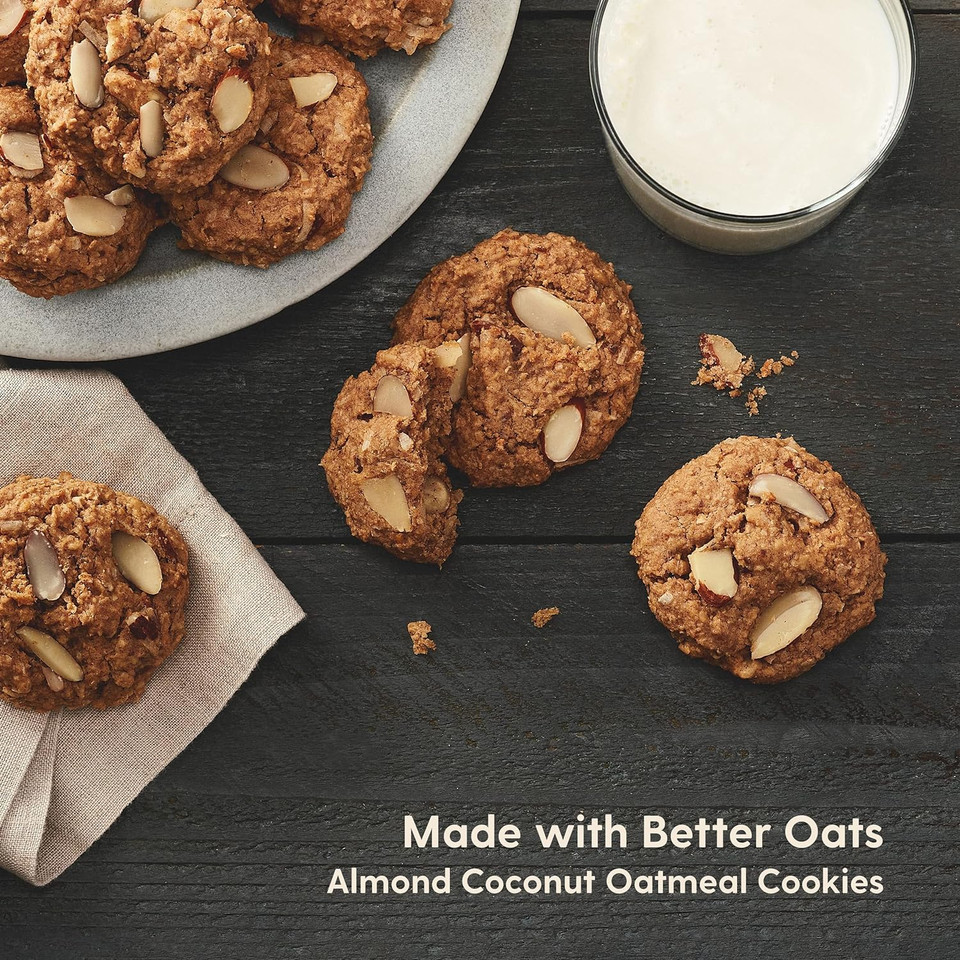 Better Oats Organic Instant Multigrain Hot Cereal With Flax - Kosher Pareve, 11.8 Oz (4 Pack Of 8 Pouches)