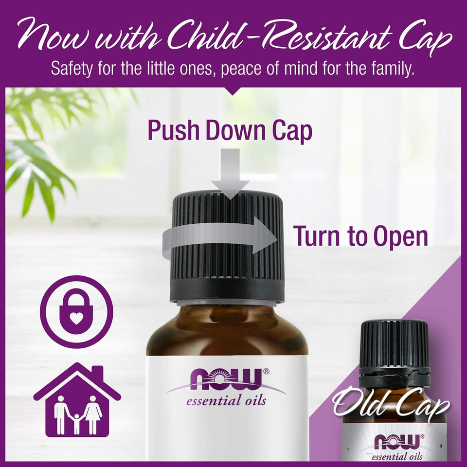 Now Essential Oils, Nature'S Shield, Energizing Aromatherapy Scent, Blend Of Pure Essential Oils, Vegan, Child Resistant Cap, 1-Ounce
