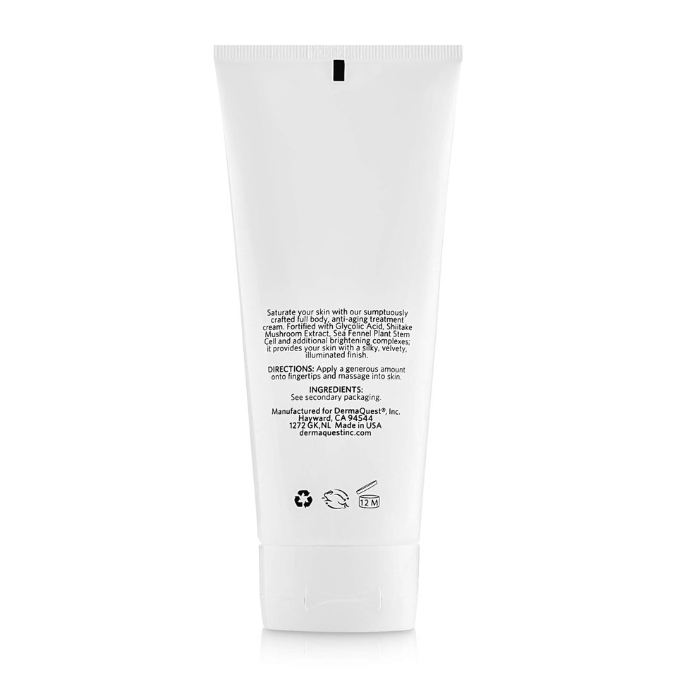 Dermaquest Glycobrite Anti Aging Hand & Body Cream - Hydrating, Brightening, Exfoliating, Moisturizing Cream With 10% Glycolic Acid - Dark Spot Remover (6 Oz.)