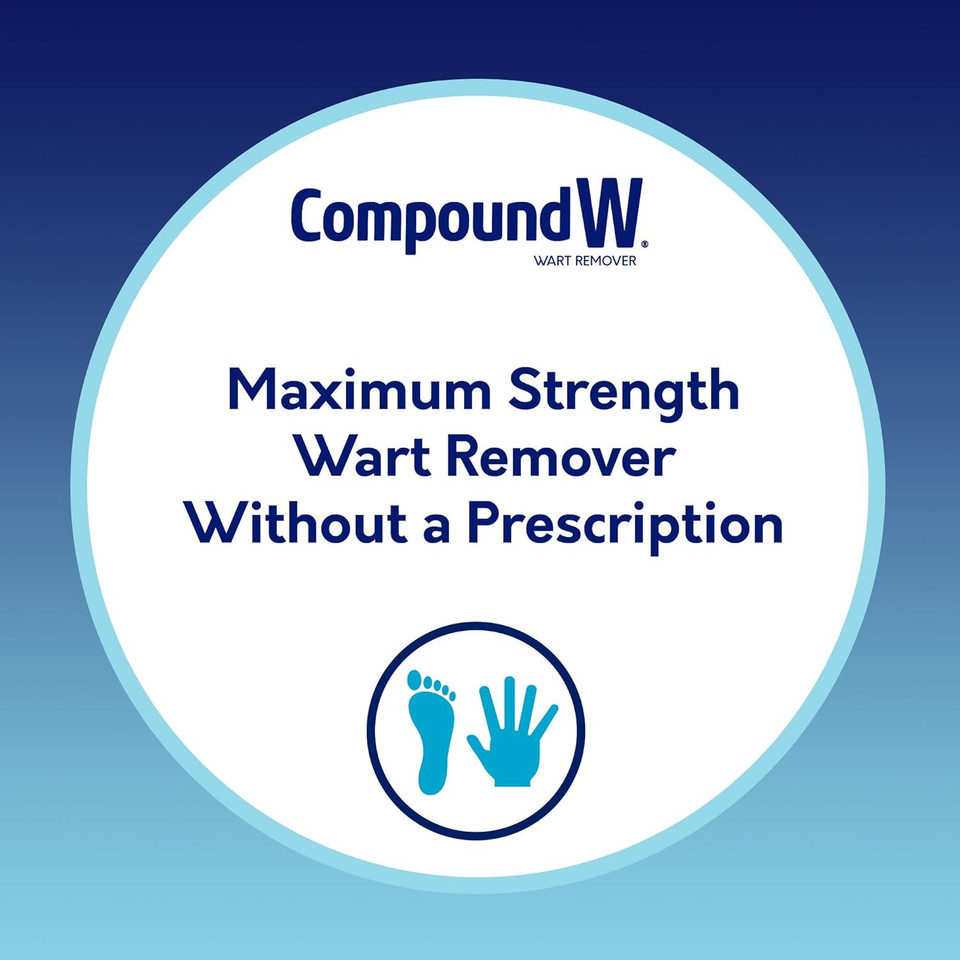 Compound W Maximum Strength Fast Acting Gel Wart Remover, 0.25 Oz
