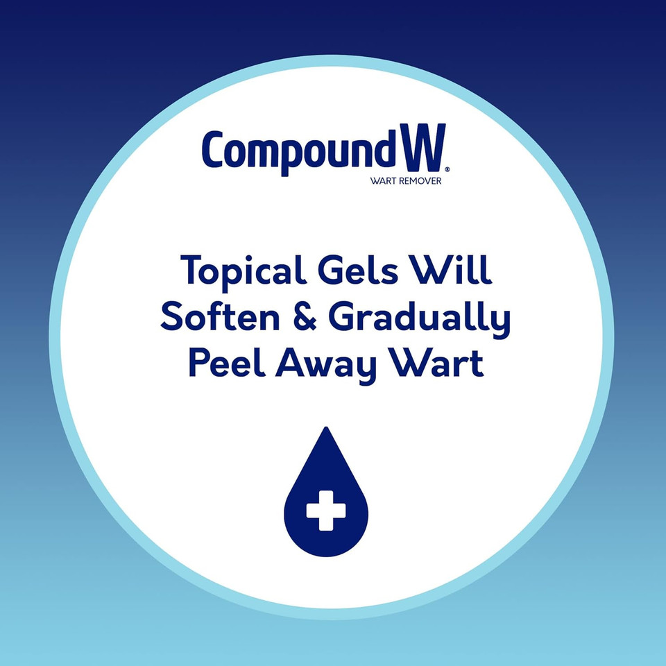 Compound W Maximum Strength Fast Acting Gel Wart Remover, 0.25 Oz