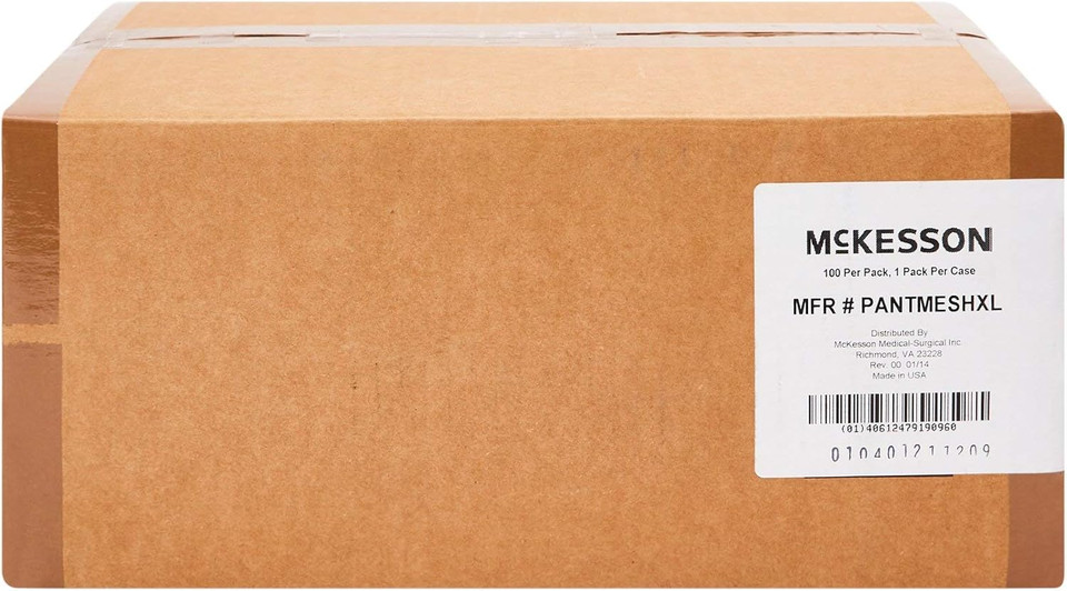 Mckesson Knit Pants, Incontinence, Disposable, Recovery, Postpartum, Surgical, Xl, 100 Count