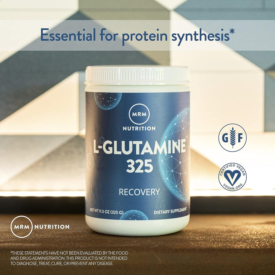 Mrm Nutrition L-Glutamine | 5000Mg | Recovery | Amino Acid | Muscle Support | Immune + Gut Health | Fermented | 65 Servings Mrm Nutrition L-Glutamine | 5000Mg | Recovery | Amino Acid | Muscle Support | Immune + Gut Health | Fermented | 65 Servings