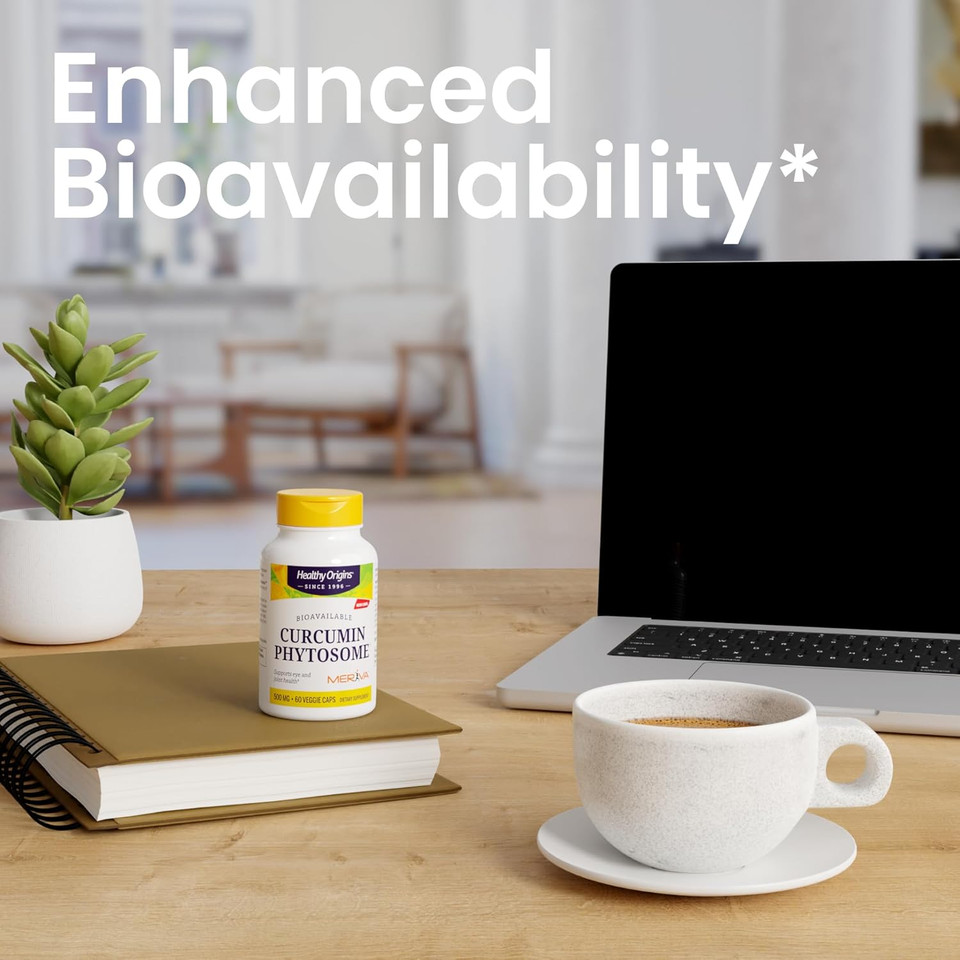 Healthy Origins Curcumin Phytosome (Featuring Meriva Sf) 500 Mg, 60 Veggie Caps
