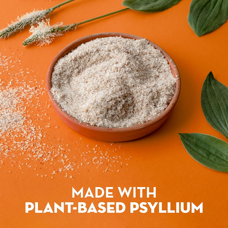 Metamucil, Psyllium Husk Fiber Supplement, 3-In-1 Fiber For Digestive Health, Plant Based Fiber, 100 Capsules (Pack Of 2)