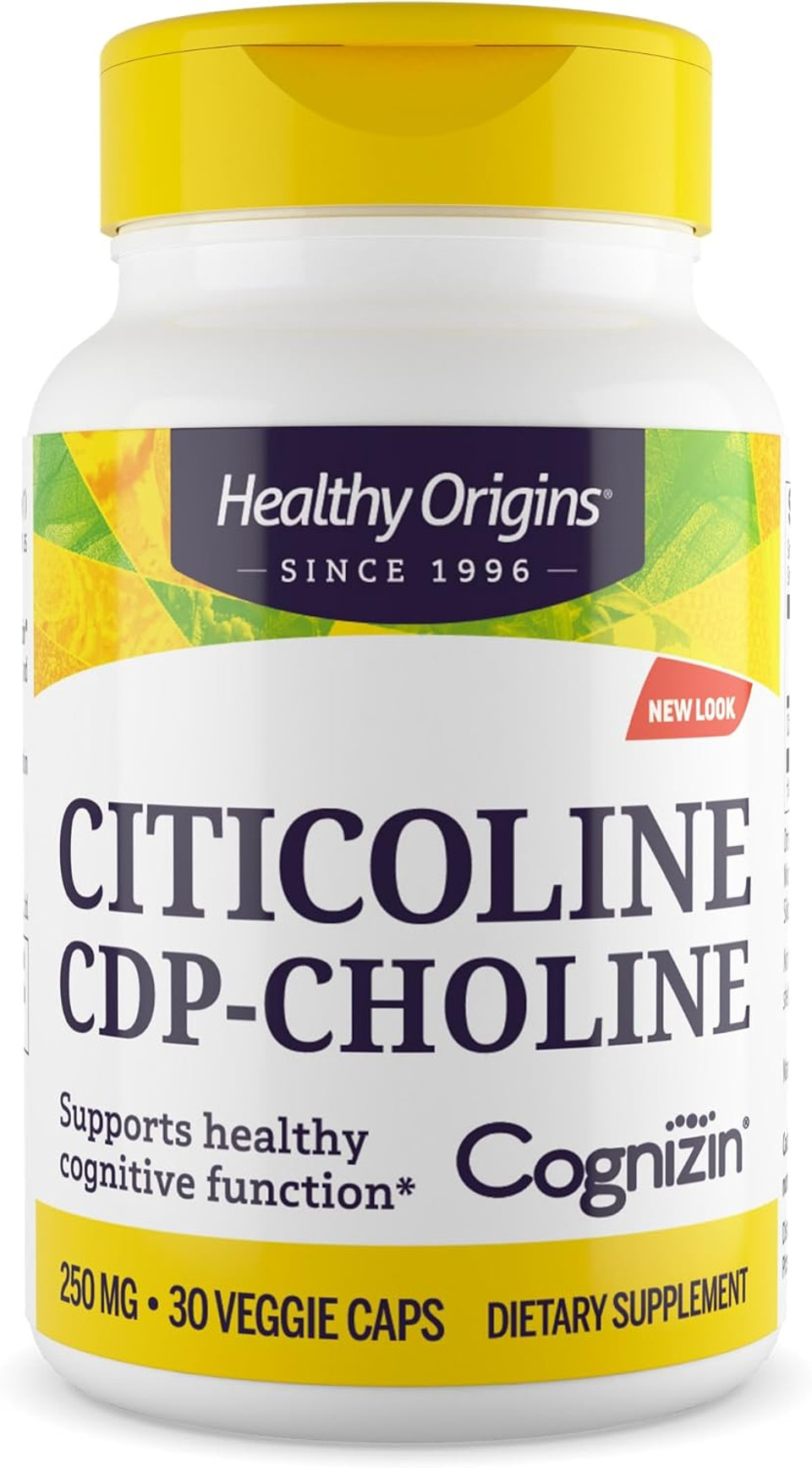 Healthy Origins Cognizin (Citicoline), 250 Mg - Brain Supplement For Memory With Citicoline Cdp Choline - Non-Gmo, Vegan & Gluten-Free Supplement - 150 Veggie Capsules