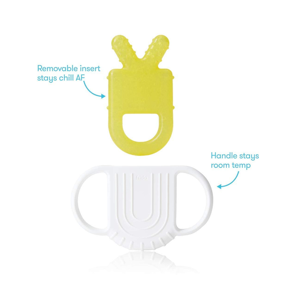 Frida Baby Not-Too-Cold-To-Hold Bpa-Free Silicone Teether For Babies