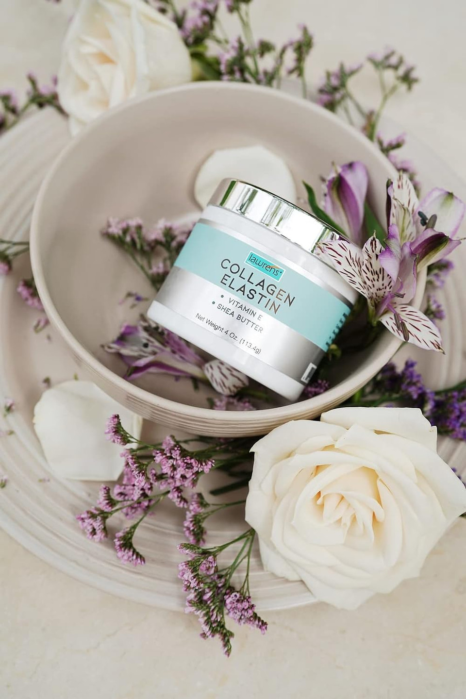 Collagen Elastin Cream With Antioxidant Vitamin E & Shea Butter Cosmetics - Hydration - Firmness - Elasticity - 4 Oz