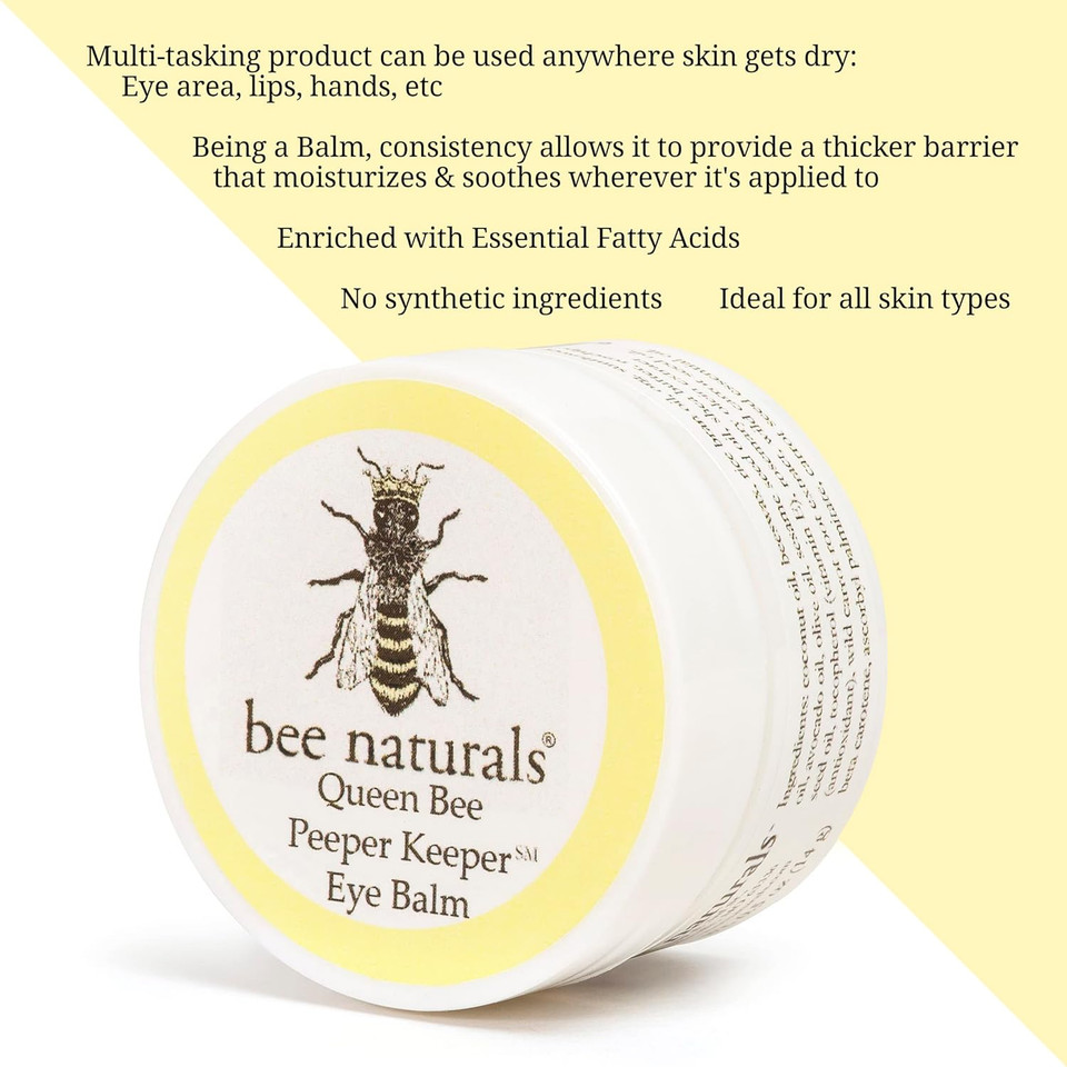 Bee Naturals Peeper Keeper Trio Eye Care, The Best Gift Set For Eye Wrinkles, Puffy Eyes, And Crowfeet