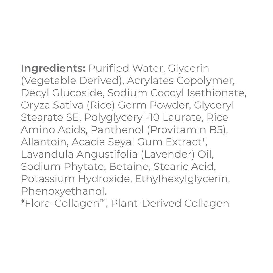 Derma E Advanced Peptides And Vegan Flora-Collagen Gentle Jelly Cleanser  Cleansing Face Wash Brightens, Hydrates And Reduces Appearance Of Facial Lines And Wrinkles, 4 Oz