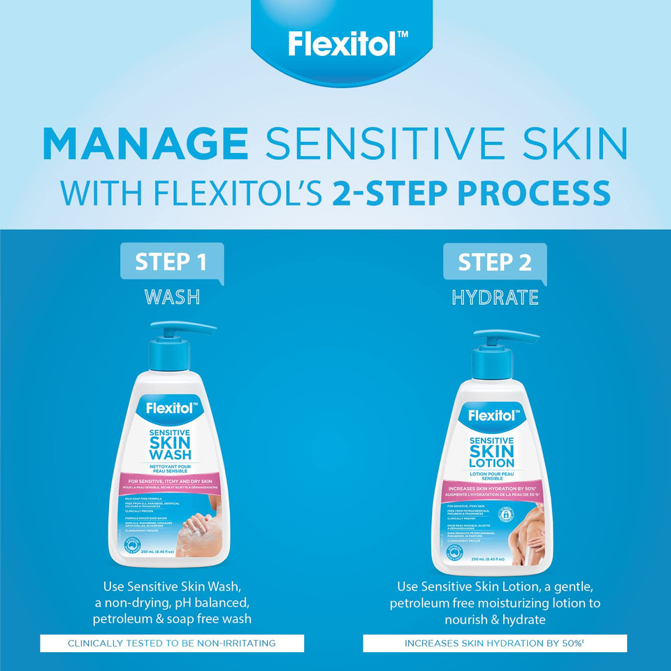 Flexitol Sensitive Skin Lotion, 250 Ml, 8.45 Oz