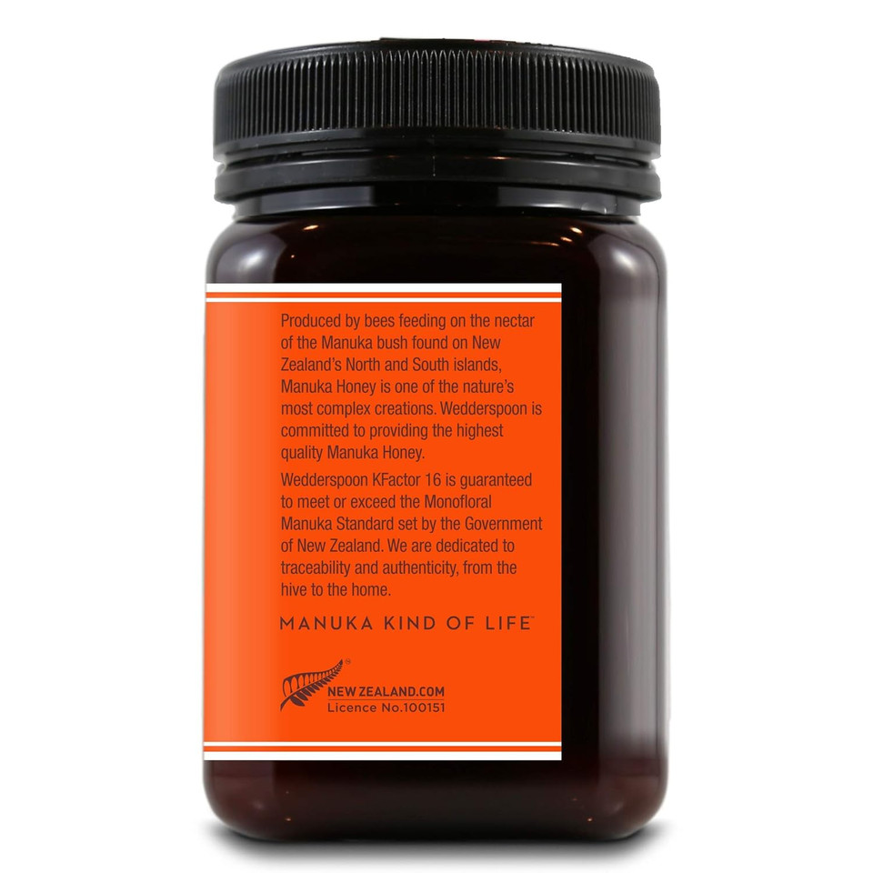 Wedderspoon Raw Premium Manuka Honey (16 KFactor) and Organic Manuka Honey Drops