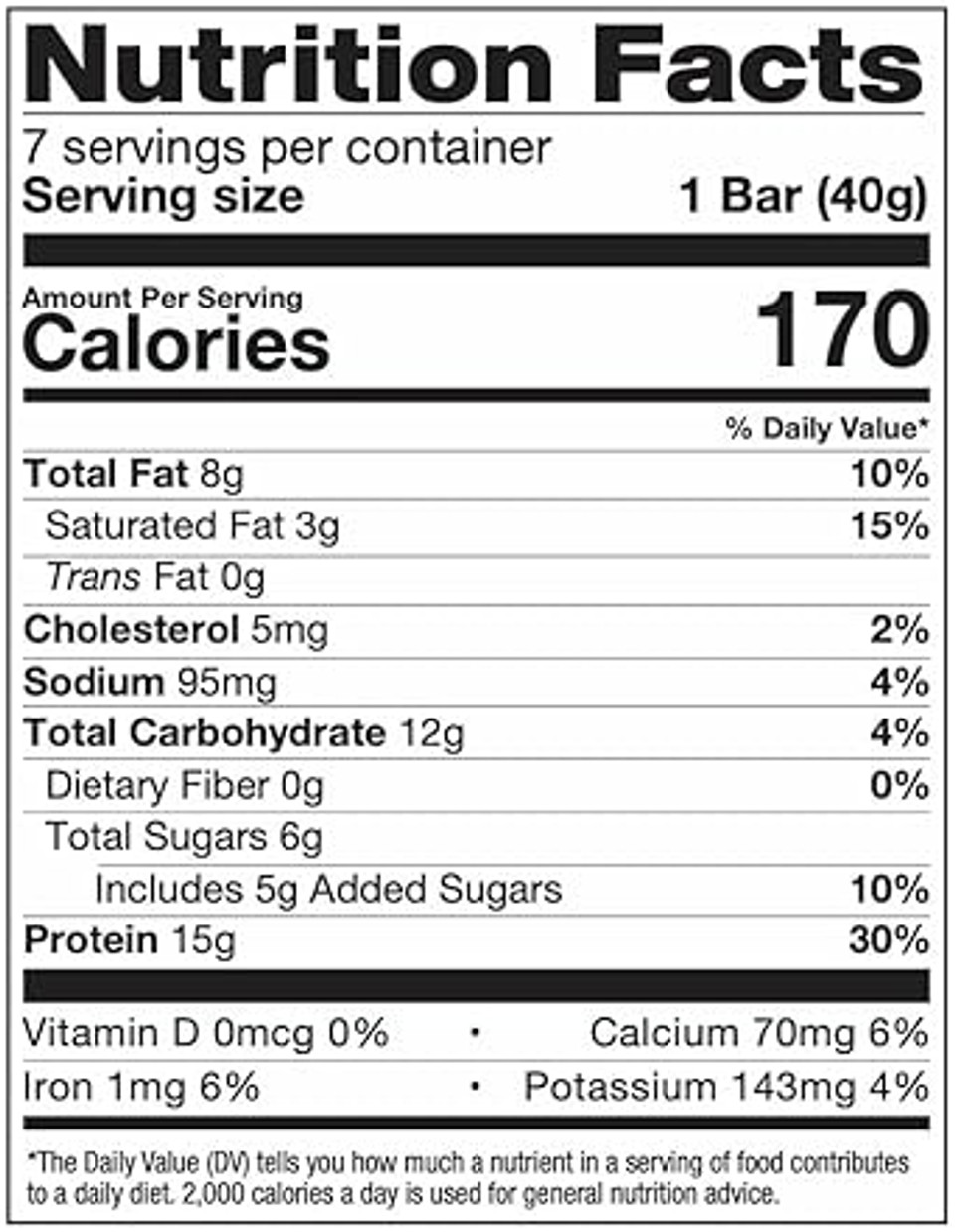 BariatricPal High Protein Bars - Peanut Butter (1-Pack)