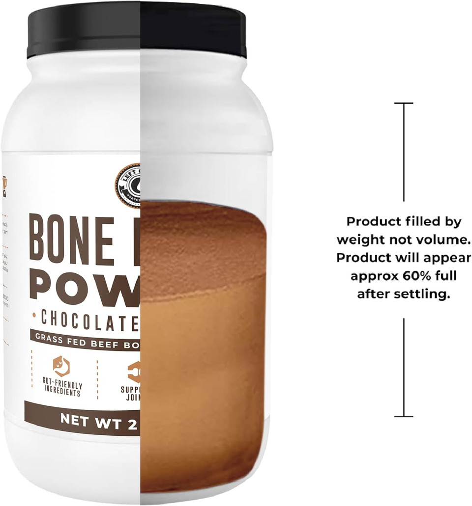 Bone Broth Protein Powder, Chocolate, Grass Fed 2Lbs, 42 Servings 16G Protein, 13G Collagen. Low Carb, 2 Net Carb, Dairy Free, Keto Friendly Bone Broth Protein Supplement With Collagen Types I & Iii Bone Broth Protein Powder, Chocolate, Grass Fed 2Lbs, 42 Servings 16G Protein, 13G Collagen. Low Carb, 2 Net Carb, Dairy Free, Keto Friendly Bone Broth Protein Supplement With Collagen Types I & Iii