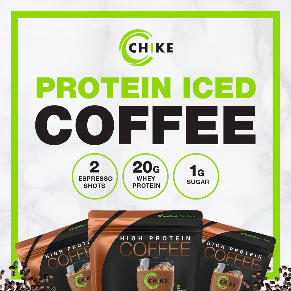 Chike Mocha High Protein Iced Coffee, 20 G Protein, 2 Shots Espresso, 1 G Sugar, Keto Friendly And Gluten Free, 14 Servings (15.3 Ounce)