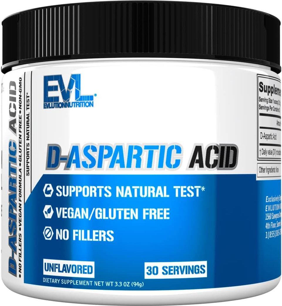 D Aspartic Acid Testosterone Booster For Men - 3120Mg Daa D-Aspartic Acid Pre Workout Powder Muscle Builder For Men 3.12G - Men'S Health Supplement For Enhanced Drive Potency And Vigor - Unflavored