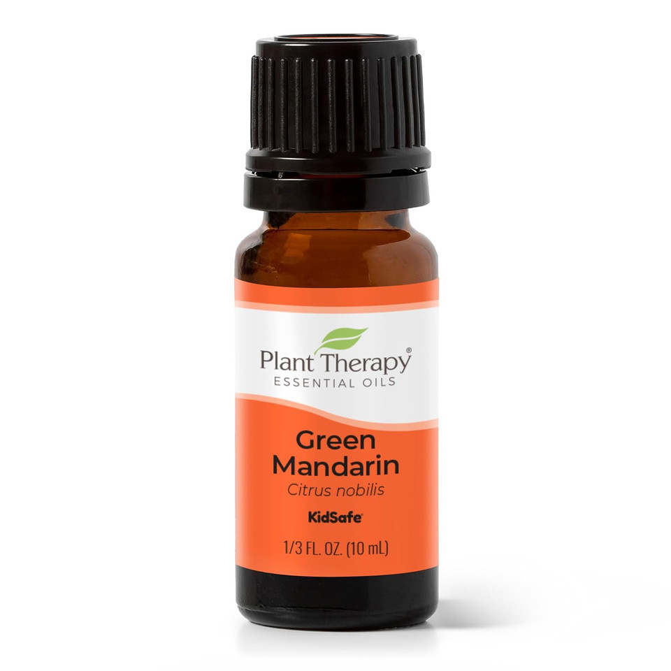 Plant Therapy Green Mandarin Essential Oil 10 Ml (1/3 Oz) 100% Pure, Undiluted, Therapeutic Grade