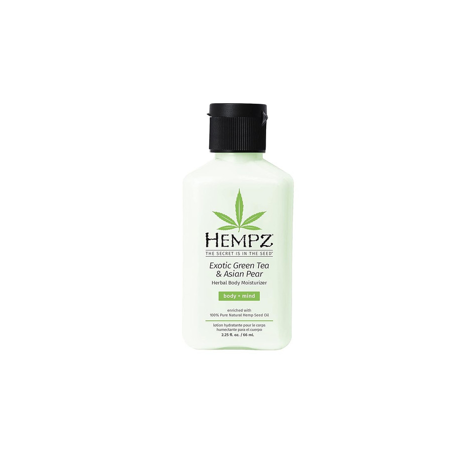 Hempz Exotic Natural Herbal Body Moisturizer With Pure Hemp Seed Oil, Green Tea And Asian Pear, 2.25 Fluid Ounce - Nourishing Vegan Skin Lotion For Dryness And Flaking With Acai And Goji Berry Hempz Exotic Natural Herbal Body Moisturizer With Pure Hemp Seed Oil, Green Tea And Asian Pear, 2.25 Fluid Ounce - Nourishing Vegan Skin Lotion For Dryness And Flaking With Acai And Goji Berry