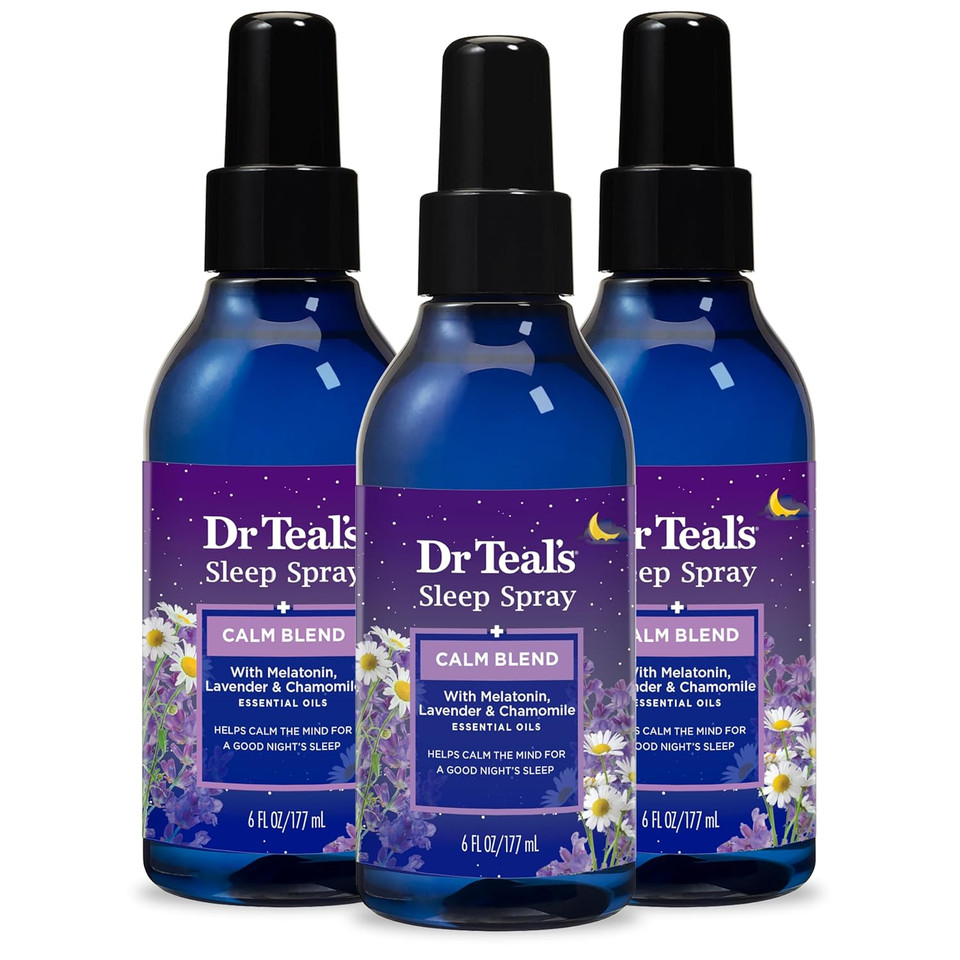 Dr Teal'S Sleep Spray With Melatonin & Essential Oil Blend, 6 Fl Oz (Pack Of 3)