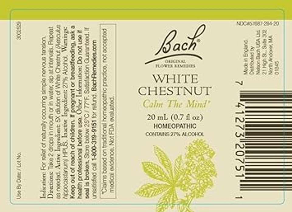 Bach Original Flower Remedies 3-Pack, Be Your Best" - Larch, Olive, White Chestnut, Homeopathic Flower Essences, Vegan, 20Ml Dropper X3