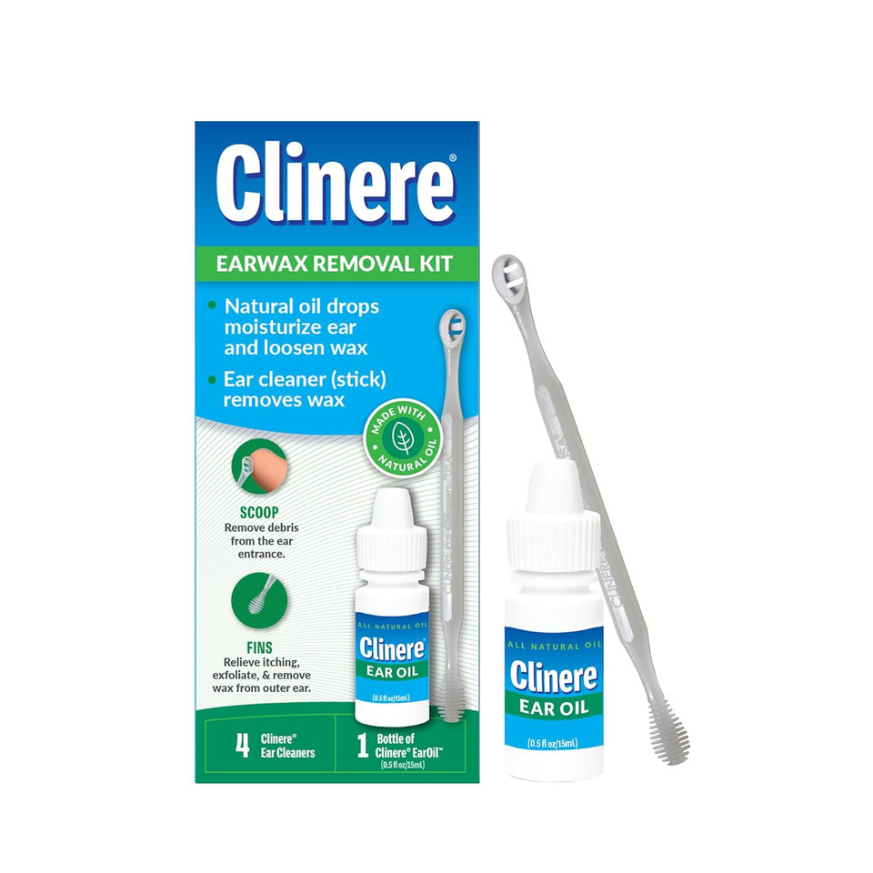 Ear Oil Conditioner & Ear Cleaners Cleaning Care Kit, 1 Ea, 1Count, 4 Ear Tips