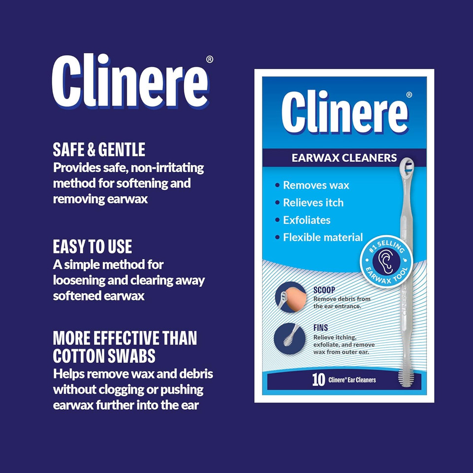 Clinereã¢Â® Ear Cleaners Club Value Pack, 36 Count Earwax Remover Tool Safely And Gently Cleaning Ear Canal At Home, Itch Relief, Ear Wax Buildup, Works Instantly