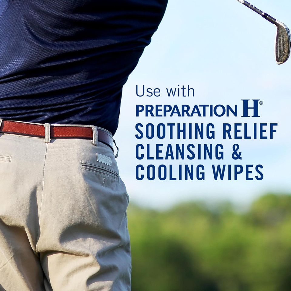 Preparation H Soothing Relief Anti Itch Cream, 1% Hydrocortisone Cream For Butt Itch Relief - 0.9 Oz Tube