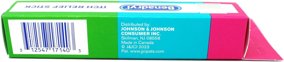 Benadryl Extra Strength Itch Relief Stick, Diphenhydramine Hcl Topical Analgesic & Zinc Acetate To Relieve Skin Itching & Pain Associated With Insect Bites, Sunburn & More, 0.47 Fl. Oz