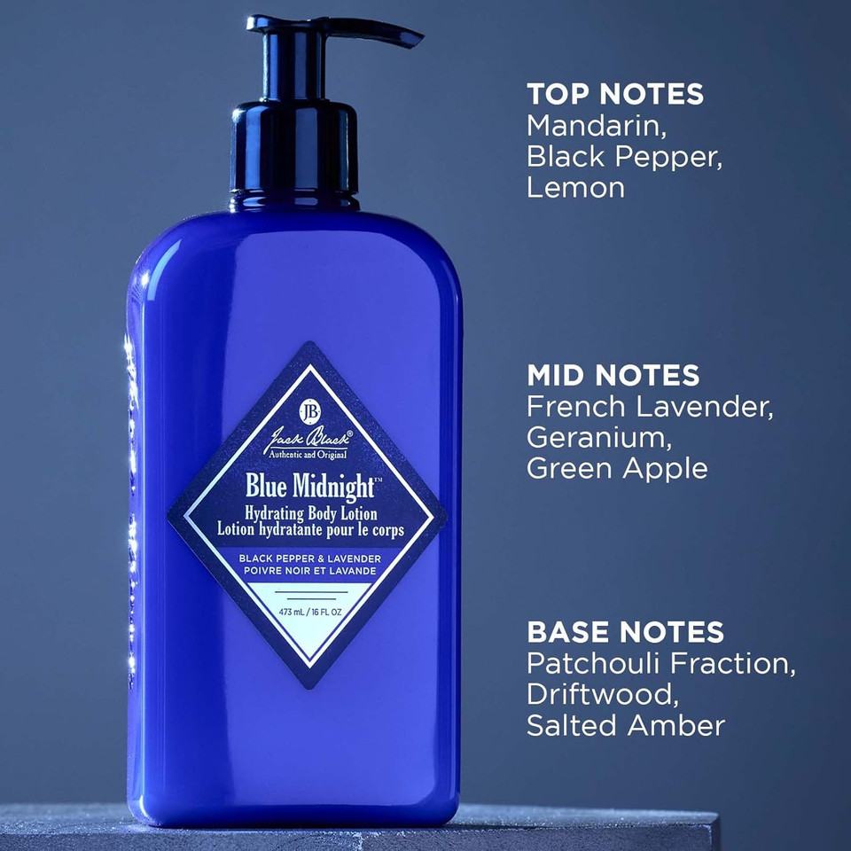 Jack Black Blue Midnight Hydrating Body Lotion