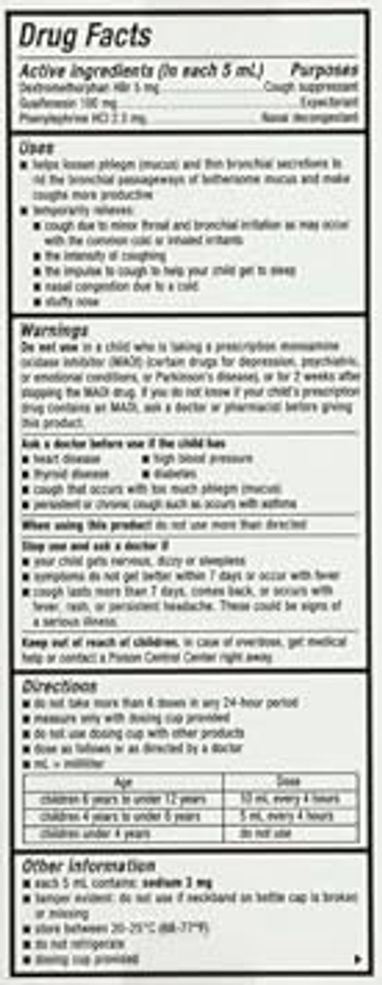 Mucinex Cough Suppresent Chest Congestion And Stuffy Nose Relief Children'S Multi-Symptom Cold Liquid, Very Berry, 6.8 Fl Oz (Pack Of 1)