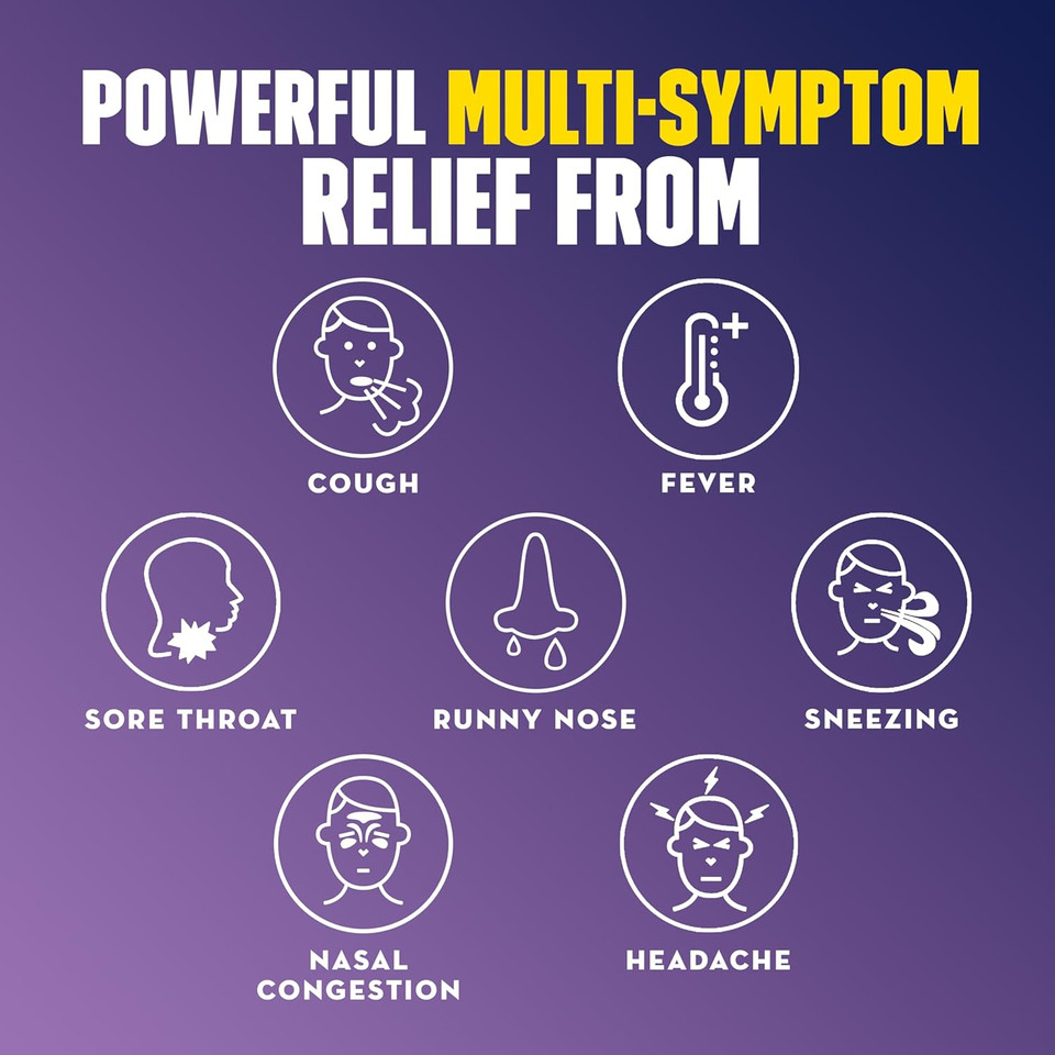 Mucinex Nightshift Sinus 6 Fl. Oz. Relieves Fever, Sore Throat, Runny Nose, Sneezing, Nasal Congestion, And Controls Cough