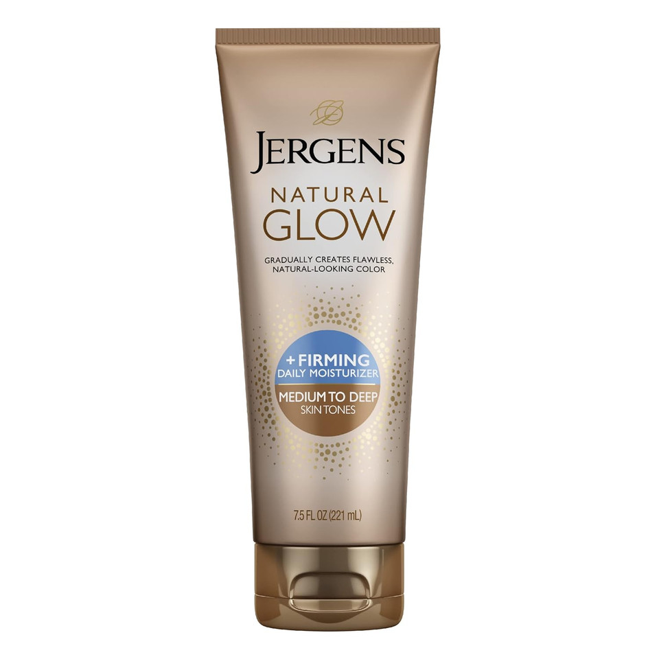 Jergens Natural Glow + Firming Daily Moisturizer Medium To Tan Skin Tones 7.5Oz