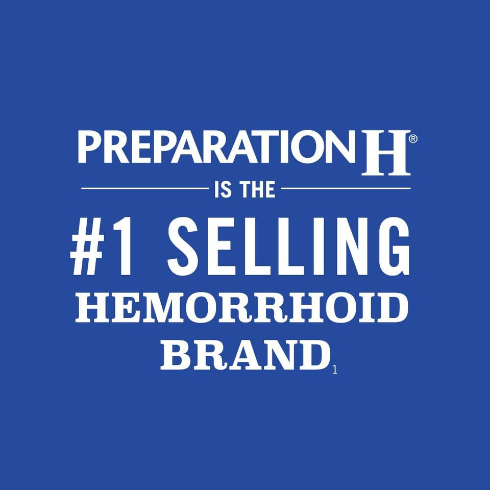 Preparation H Hemorrhoid Cooling Gel With Aloe For Fast Discomfort Relief - 1.8 Oz Tube
