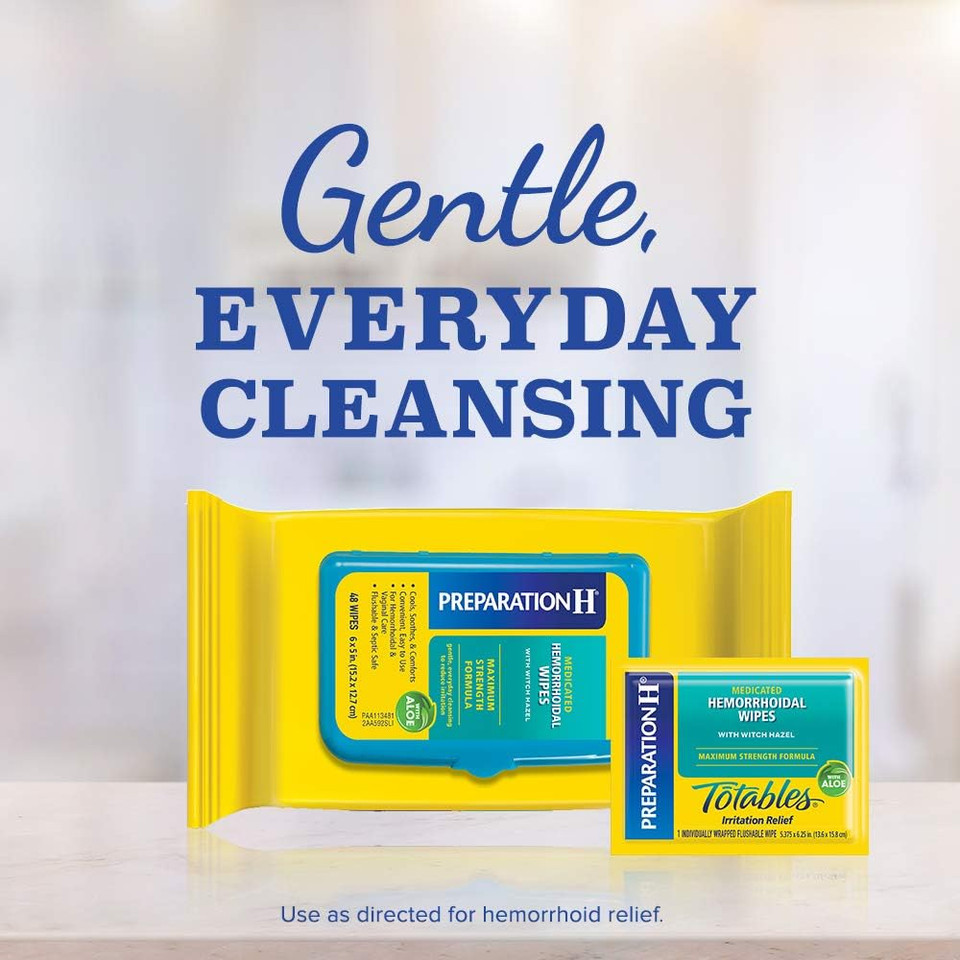 Preparation H Hemorrhoid Cooling Gel With Aloe For Fast Discomfort Relief - 1.8 Oz Tube
